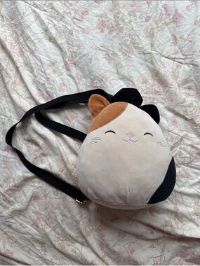 Squishmallows Calico Cat Plush Backpack